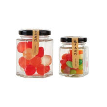 Hexagonal Glass Jars for Daily Useful Storage Honey Pickles Jam Beans Sesame Grain Jar